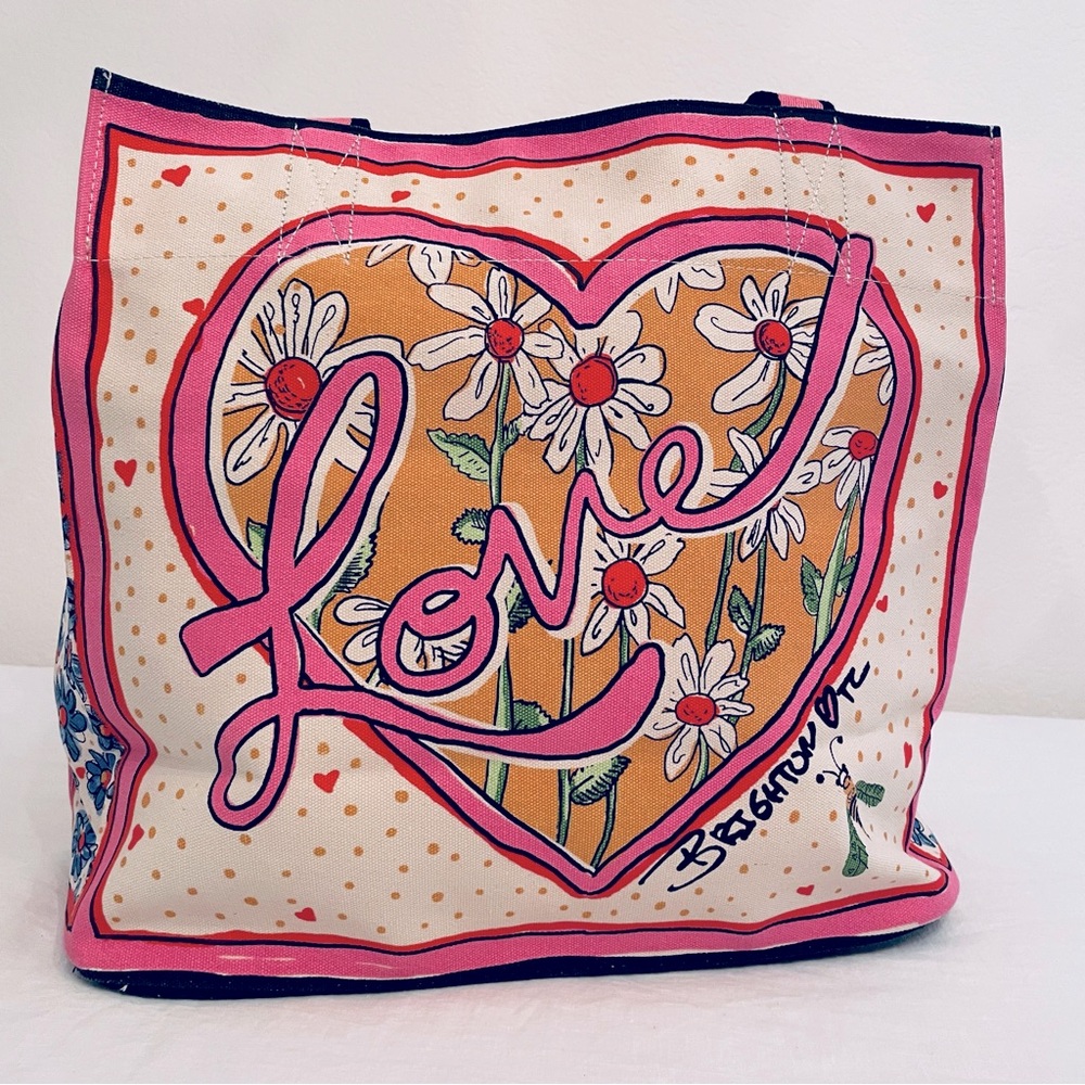 Brighton Canvas LOVE BUG Tote Bag